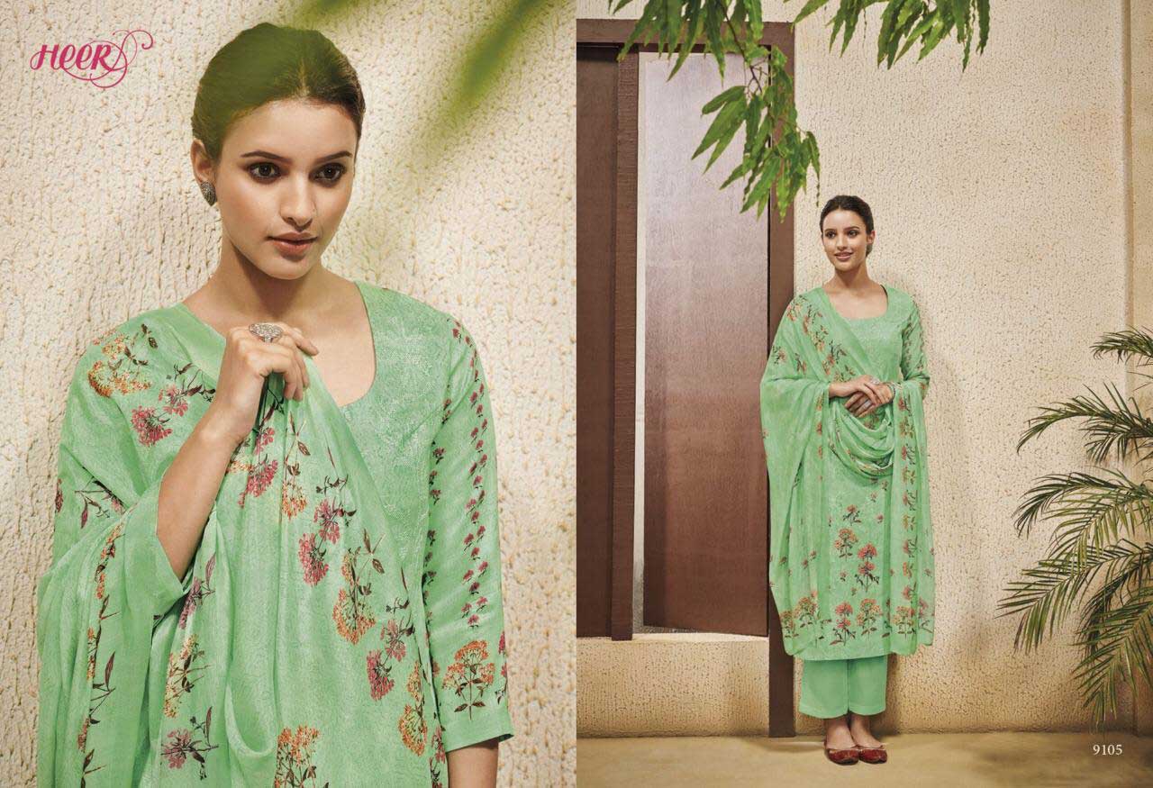 Kimora Heer Vol 48 Cross Stitch Embroidered Salwar Suits Kimora Heer Vol 48 Cross Stitch Embroidered Salwar Suits